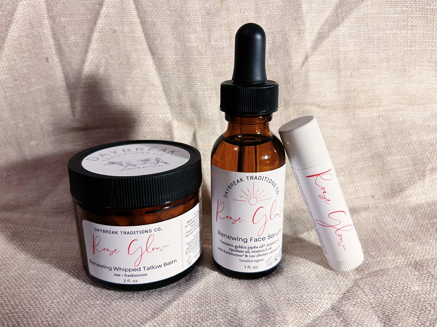 Rose Glow Renewing Skincare BUNDLE