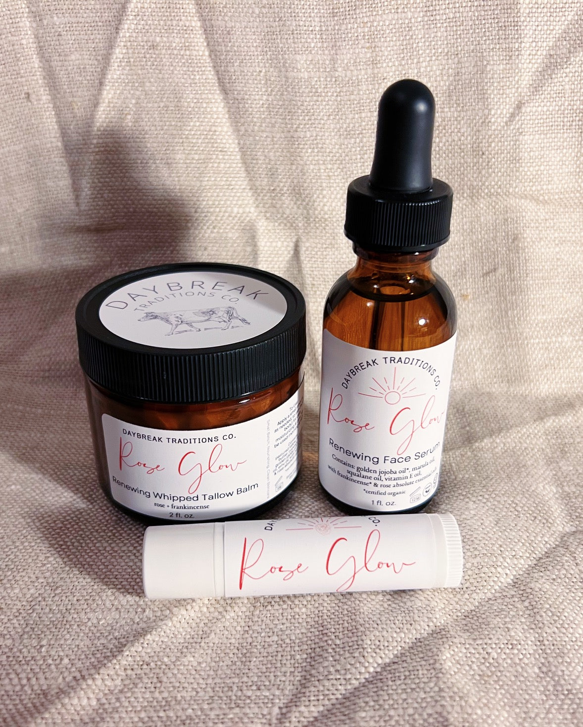 Rose Glow Renewing Skincare BUNDLE