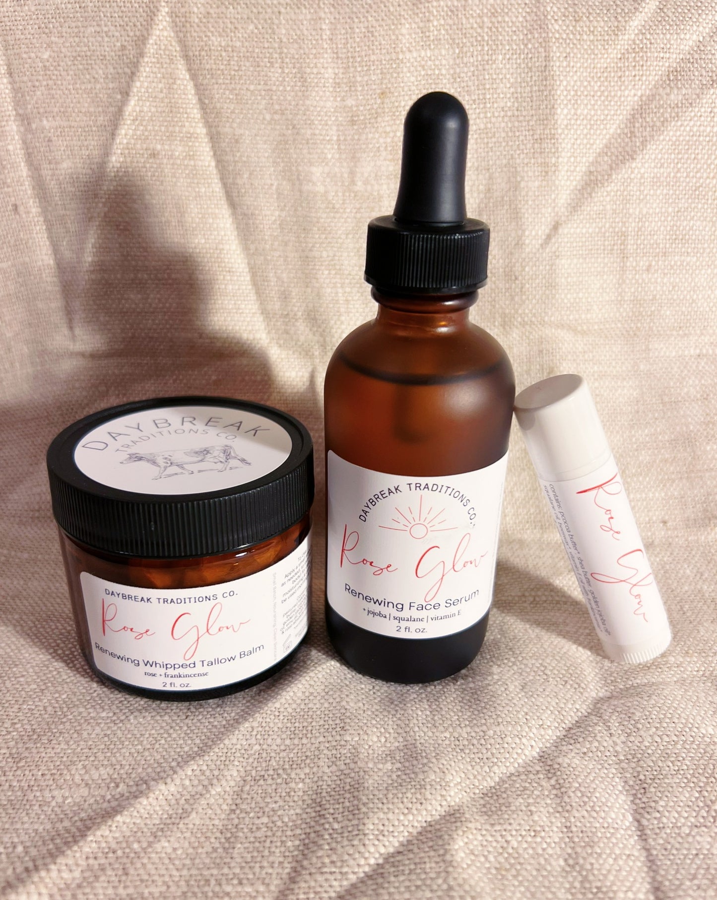 Rose Glow Renewing Skincare BUNDLE