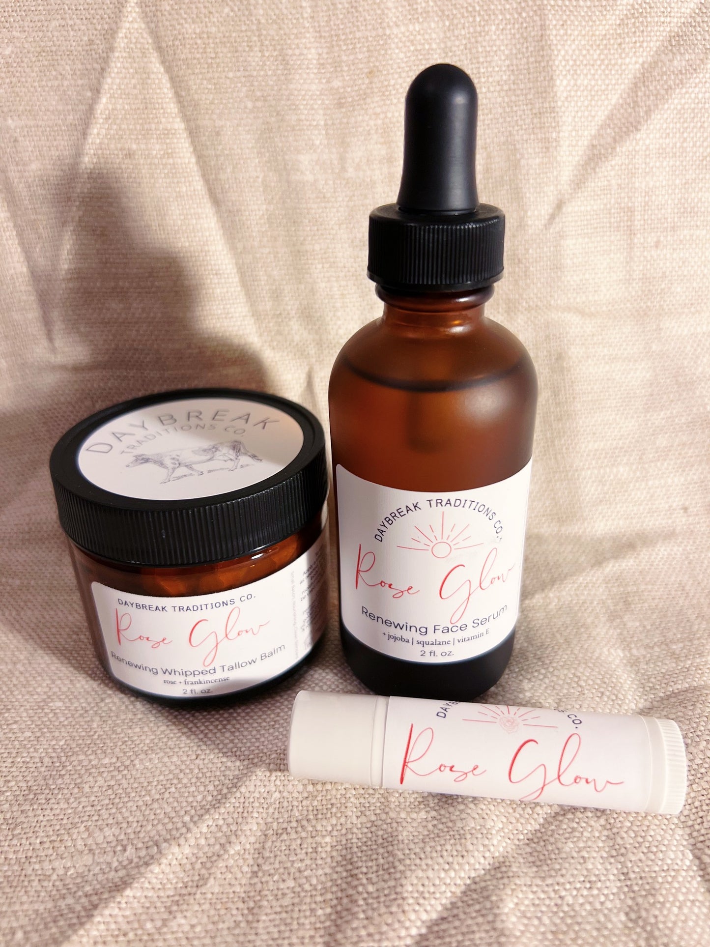 Rose Glow Renewing Skincare BUNDLE